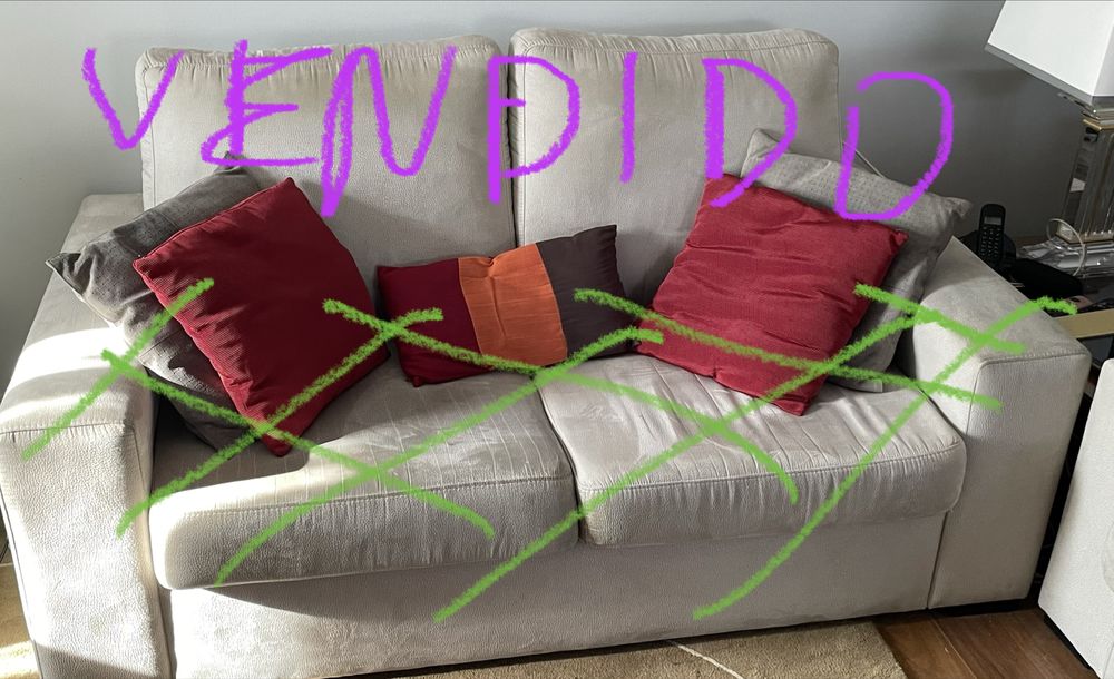 Sofa grande moderno 3 / 4 lugares