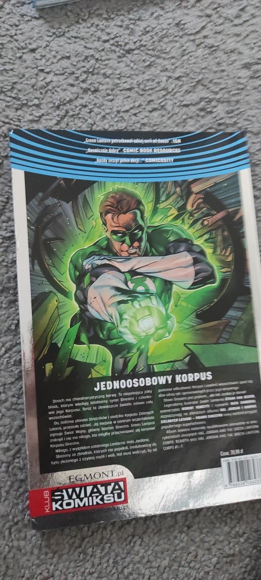 korpusz zielonych latarni prawo sinestro tom 1