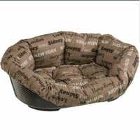 Пластиковий лежак для собак ferplast sofa '12  114х83х37см коричневий