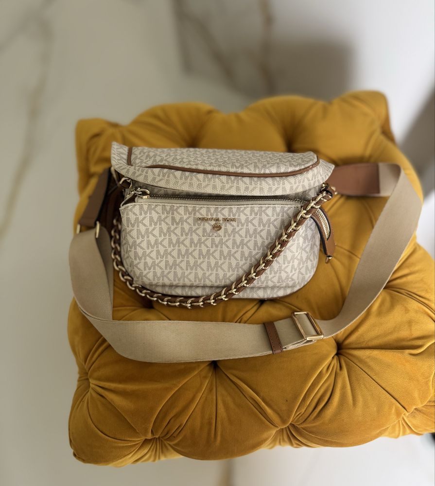 Nerka Slater Michael Kors Vanilla Monogram MK