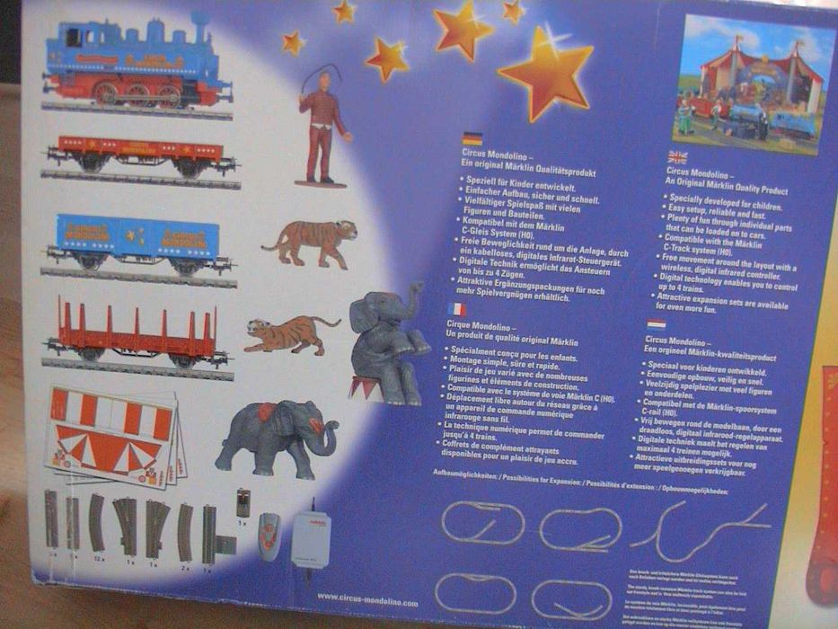 Kolejka marklin Cyrk Mondolino
