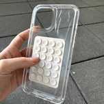 Silikonowy uchwyt samoprzylepny z przyssawką do etui na telefon