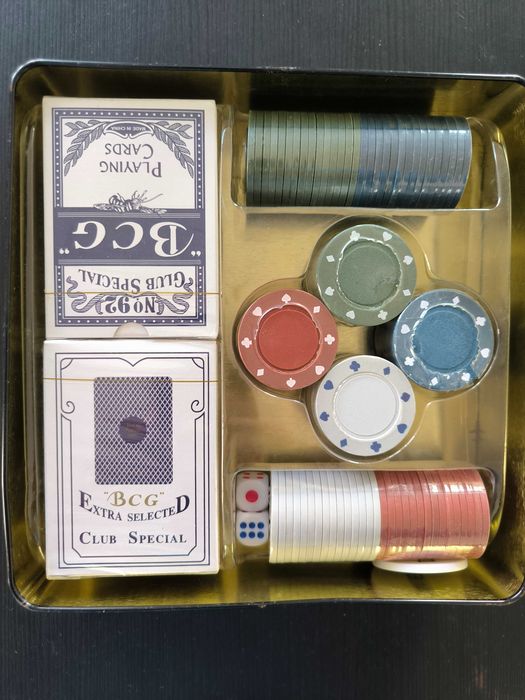 Fichas e cartas para jogos