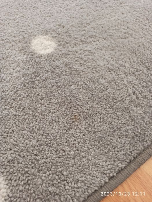 Dywan Ikea Len w kropki