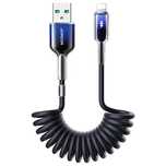 Kabel spiralny Joyroom S-A43 Crystal-Clear Series 3A USB-A - Lightning
