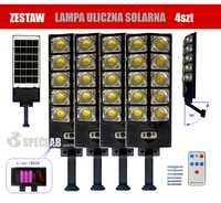 ZESTAW 4szt Lampa Uliczna Solarna W789A-5