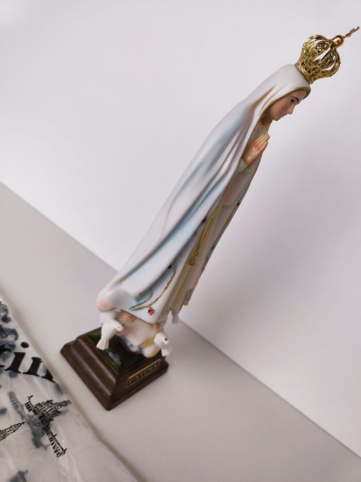 Estatueta Nossa Senhora Fátima 28cm