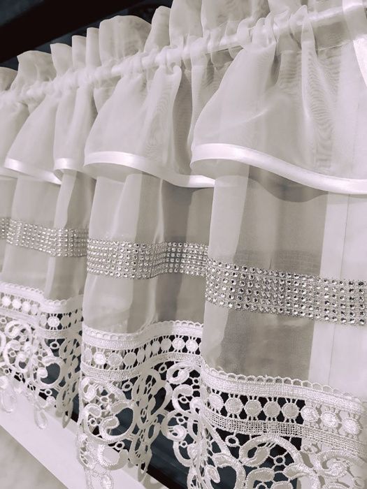 ZAZDROSKA firana ZAZDROSKI taśma cyrkonie dżety+ GIP 15cm -10cm/4,50zł