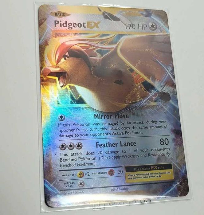 Karta Pokemon Pidgeot EX 64/108
