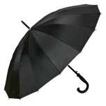 Parasol Parasolka czarny klasyczny 100cm.  JZUM0086
