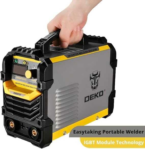 DEKO Spawarka MMA 220 V, uchwyt elektrody spawarki ARC 200A