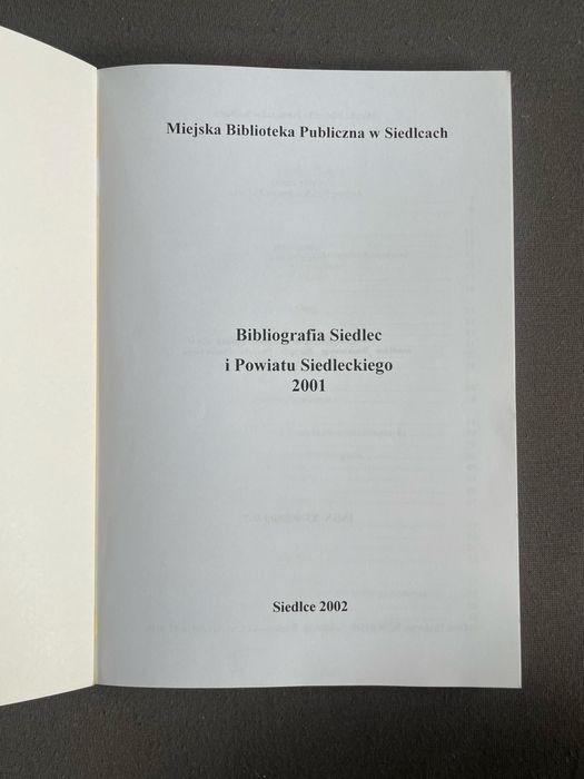 Bibliografia Siedlec i powiatu siedleckiego