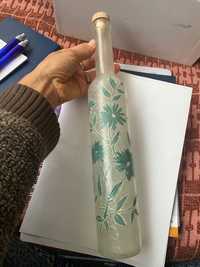 malowany ręcznie Długi Flakonik na pojedynczy kwiat