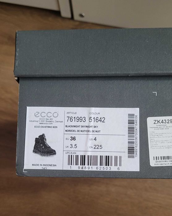 Дитячі черевики  Ecco Exostrike kids (EUR36), Нові