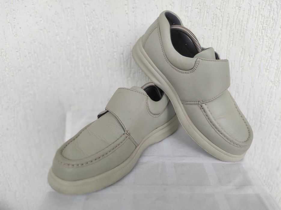 Кожанние,суперлегкие спортивние туфли Hush Puppies р.41.5-42