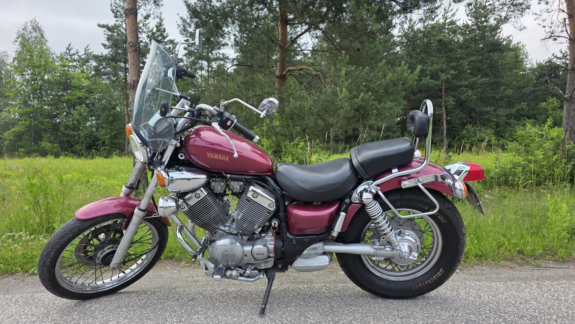 Yamaha virago virage 535 zarejestrowany w Polsce transport zamiana mz