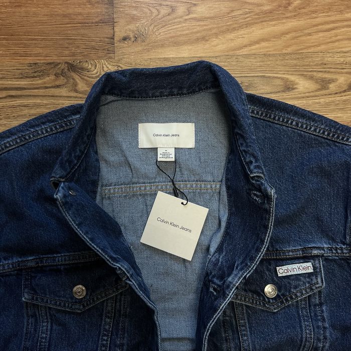 Оригінал | Чоловіча темно-синя джинсовка Calvin Klein