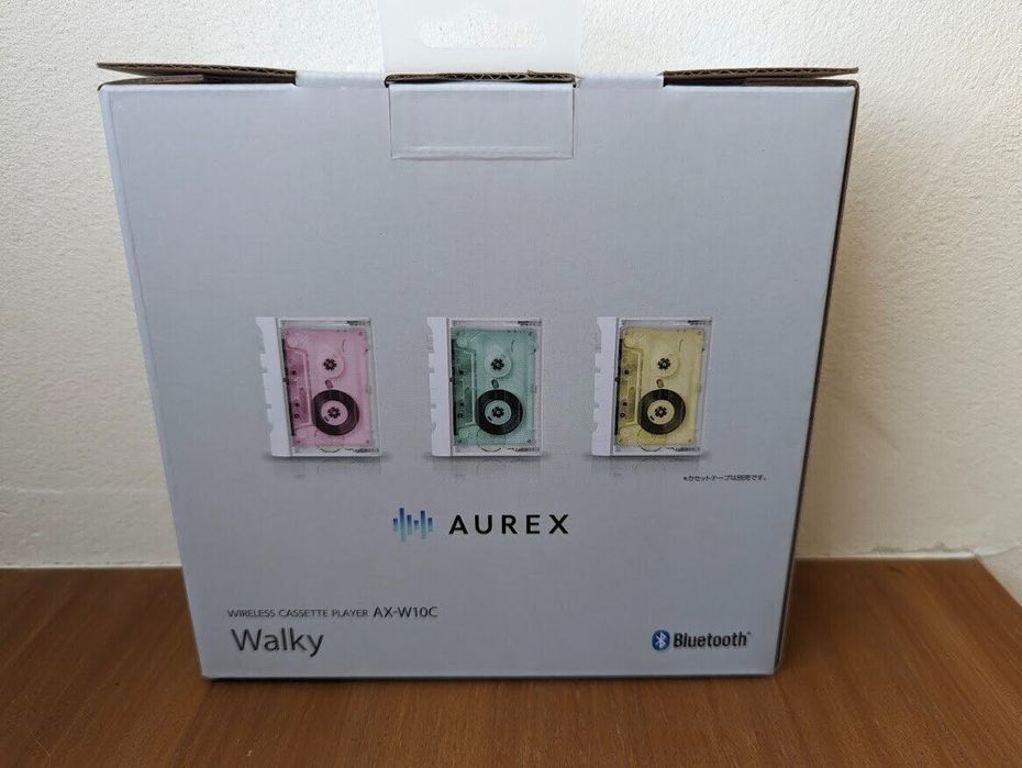 Касетний плеєр прозорий TOSHIBA: AUREX AX-W10C (2024 рік випуска)