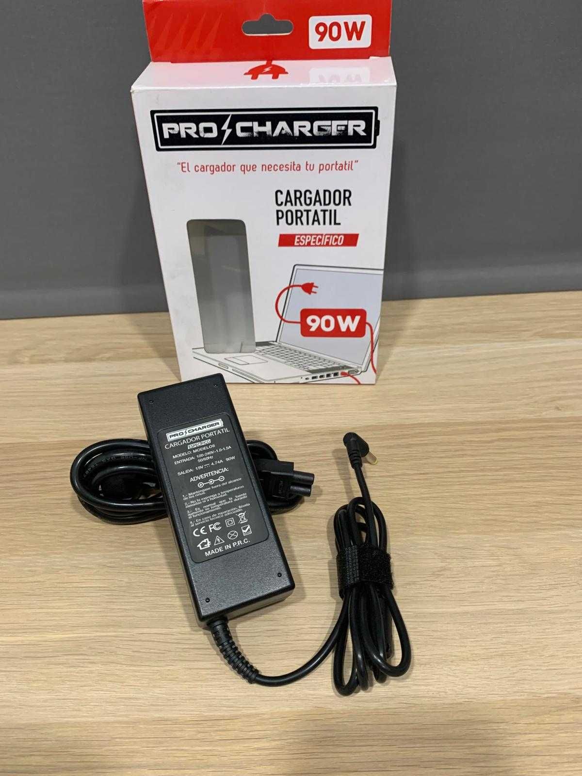 Carregador Universal 19V/4.74A 90W Pro Charger