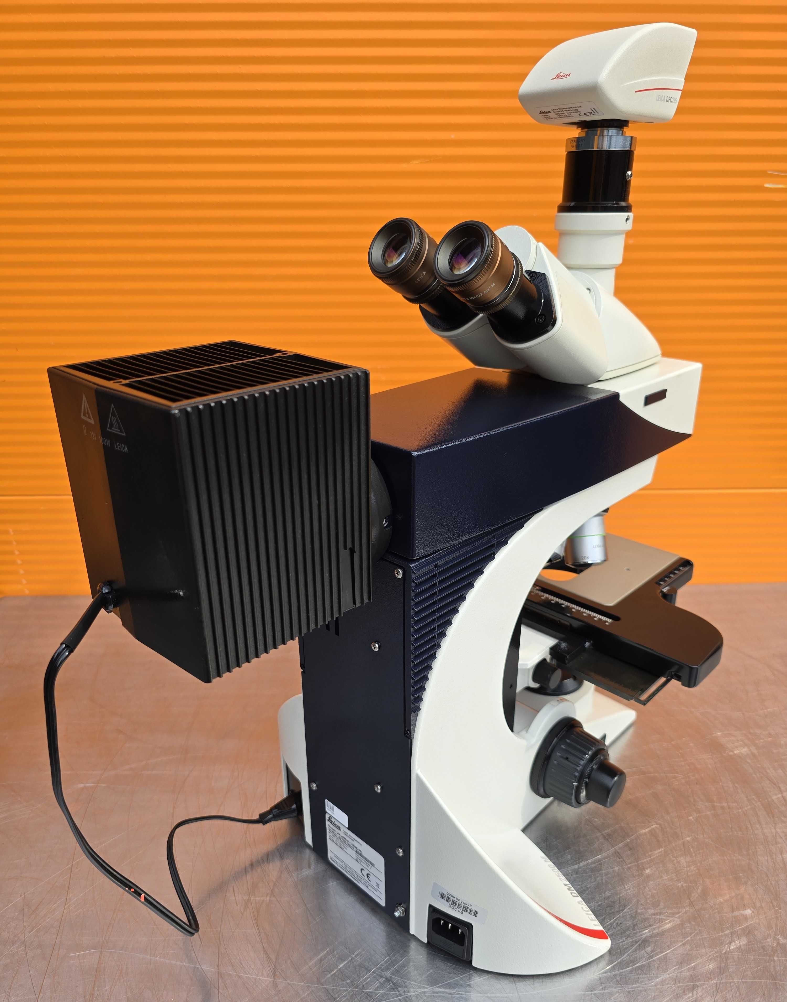 Mikroskop Laboratoryjny Leica DM 2500 M Do Analizy Materiałów Z Kamerą