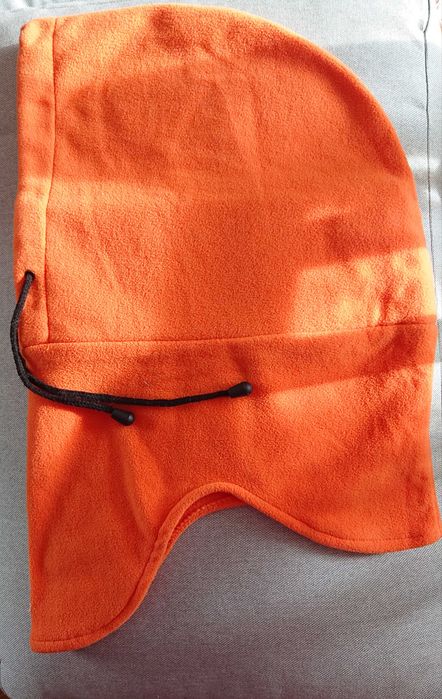 Каптур флісовий, помаранчевий