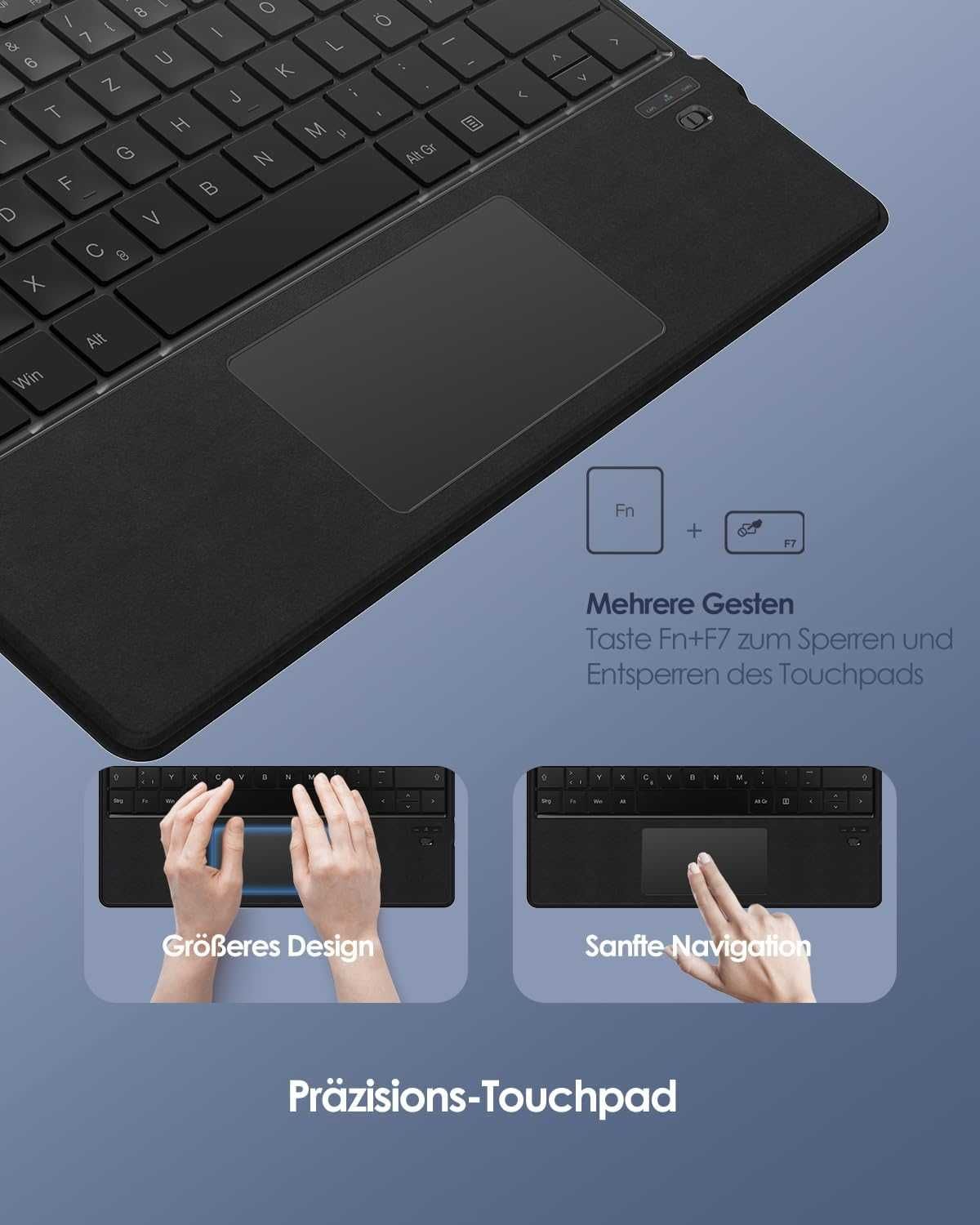 Klawiatura Bluetooth QWERTZ do Microsoft Surface Pro 8/9/X/11