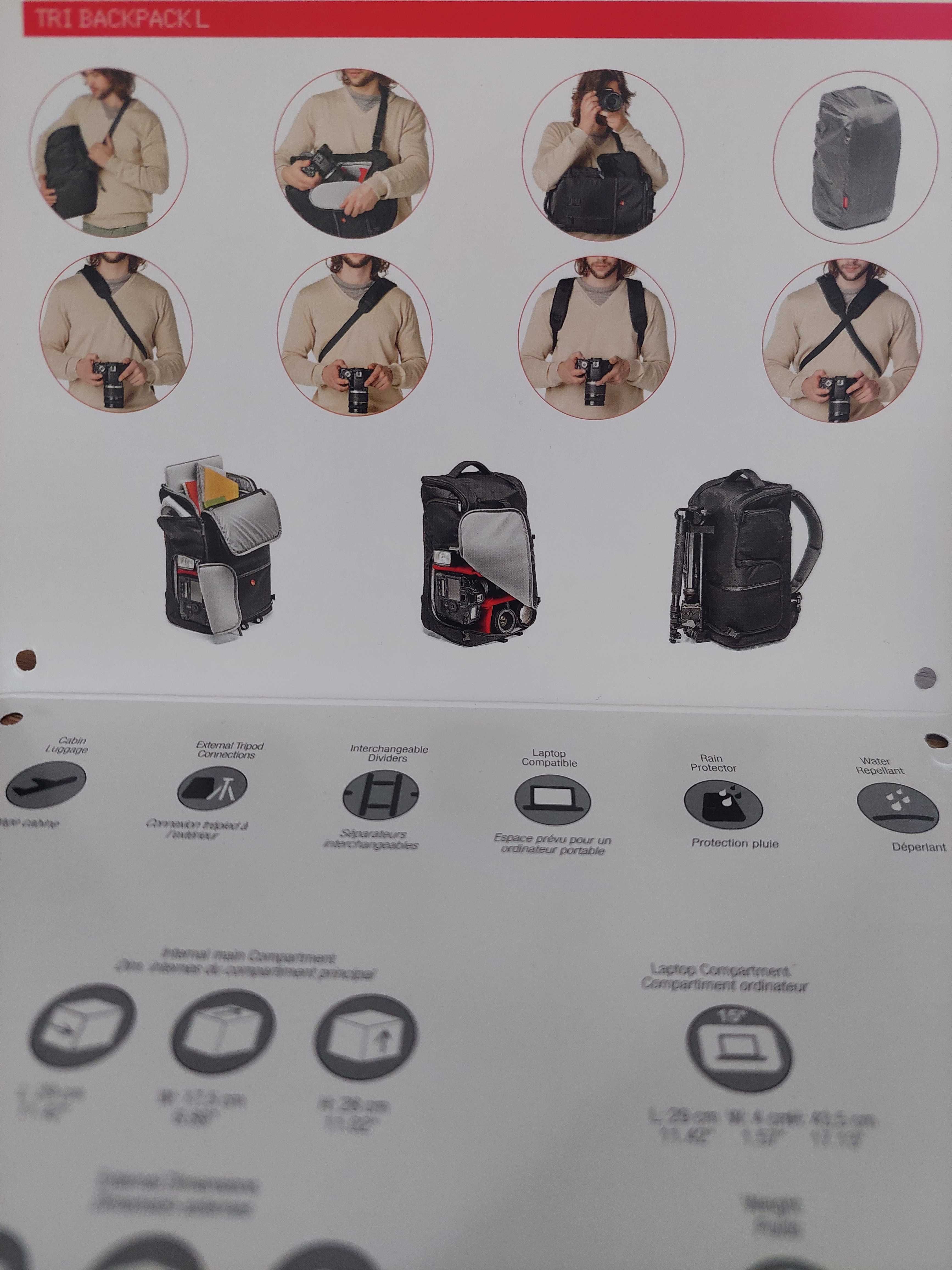 Plecak fotograficzny Manfrotto Tri L