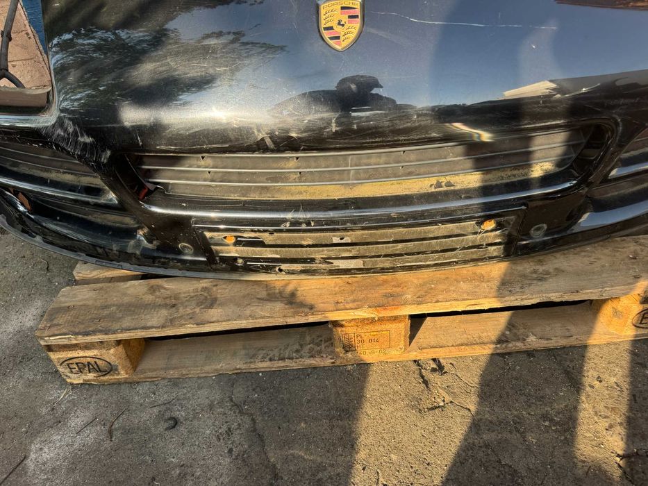 zderzak przód porsche cayenne 9pa pdc xenon kompletny