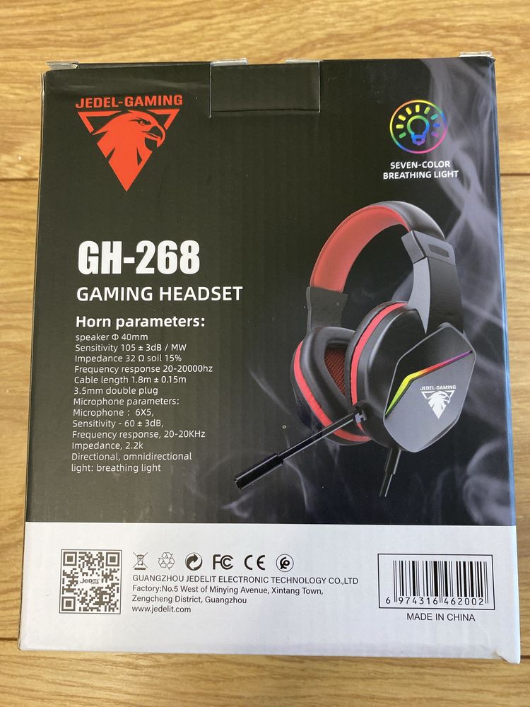 Sluchawki gamingowe gh-268