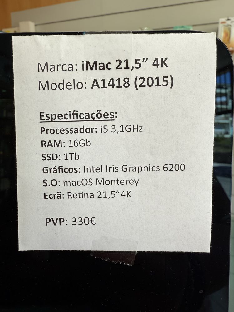 iMac 21,5” 4K (2015)