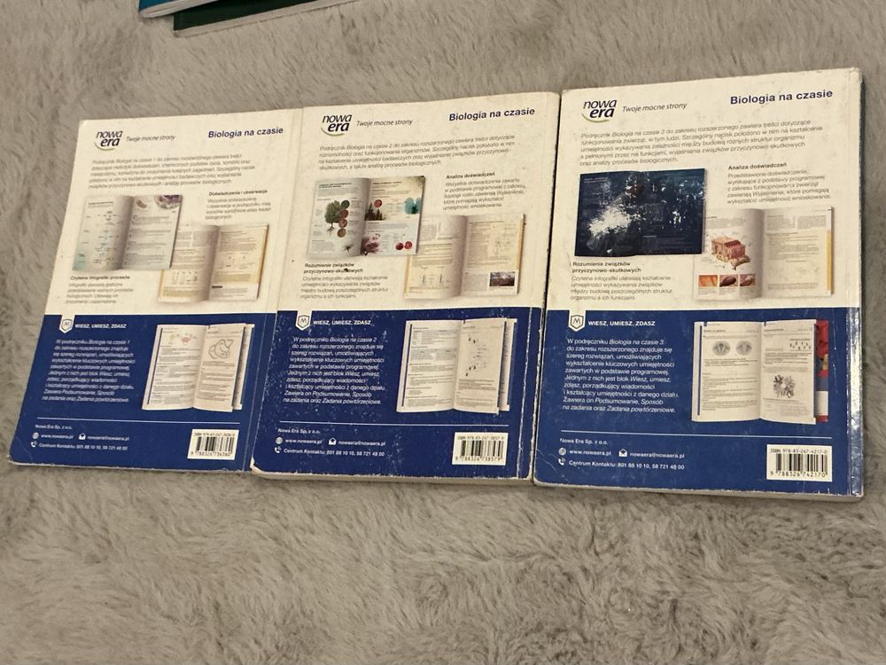 Biologia na czasie 1,2,3 Zakres rozszerzony nowa era