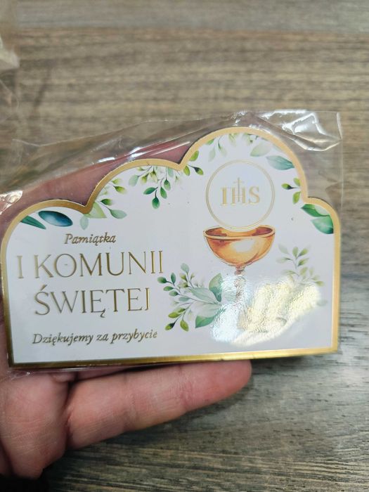 Magnesy podziękowanie na komunie
