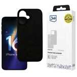 3Mk Silicone Case Iphone 16 Plus 6.7"Czarny/Black