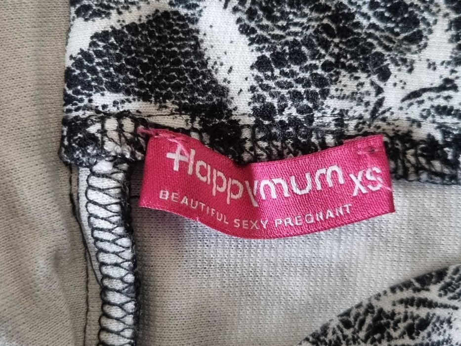 Spódnica ciążowa HappyMum ołówkowa wzorzysta XS