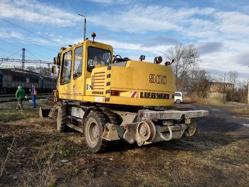 Koparka Liebherr A900ZW, dwudrogowa