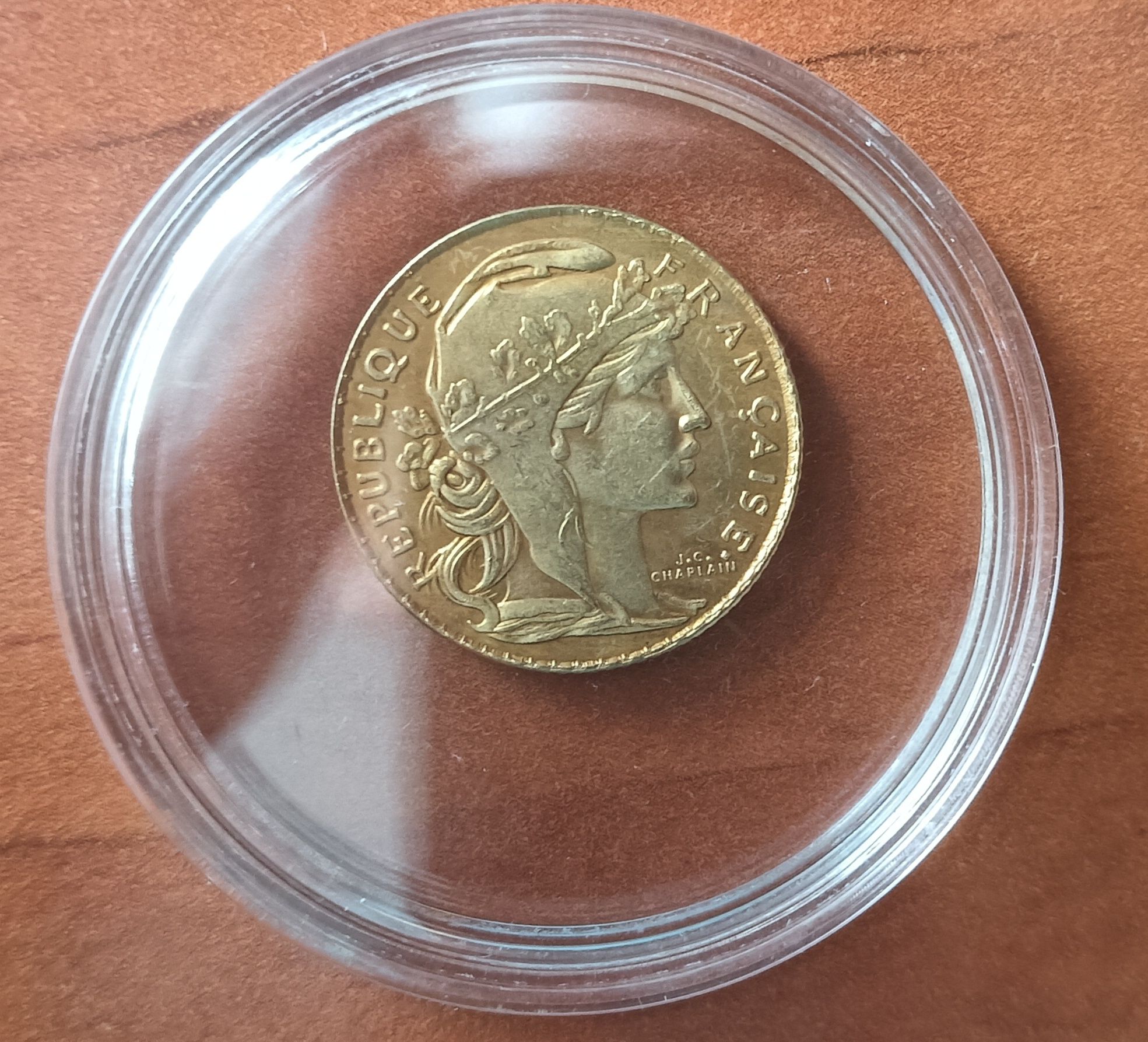 20 franków z 1909 roku - Francuska unikatowa moneta