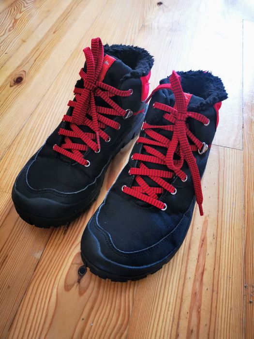 Sapatos impermeáveis com forro, para criança, 36