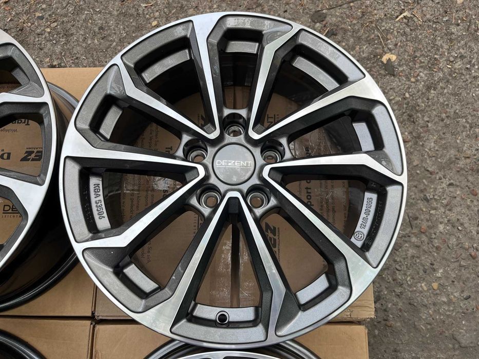 4x felgi DEZENT KS dark 17"x7" roz. 5x114,3 ET 43,5 HYUNDAI KIA MAZDA