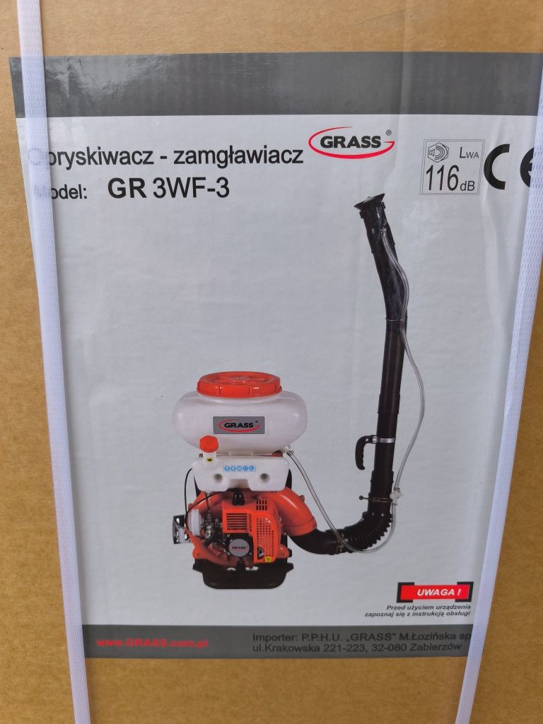 Opryskiwacz spalinowy Grass GR 3WF-3 pojemnośc zbiornika 14L
