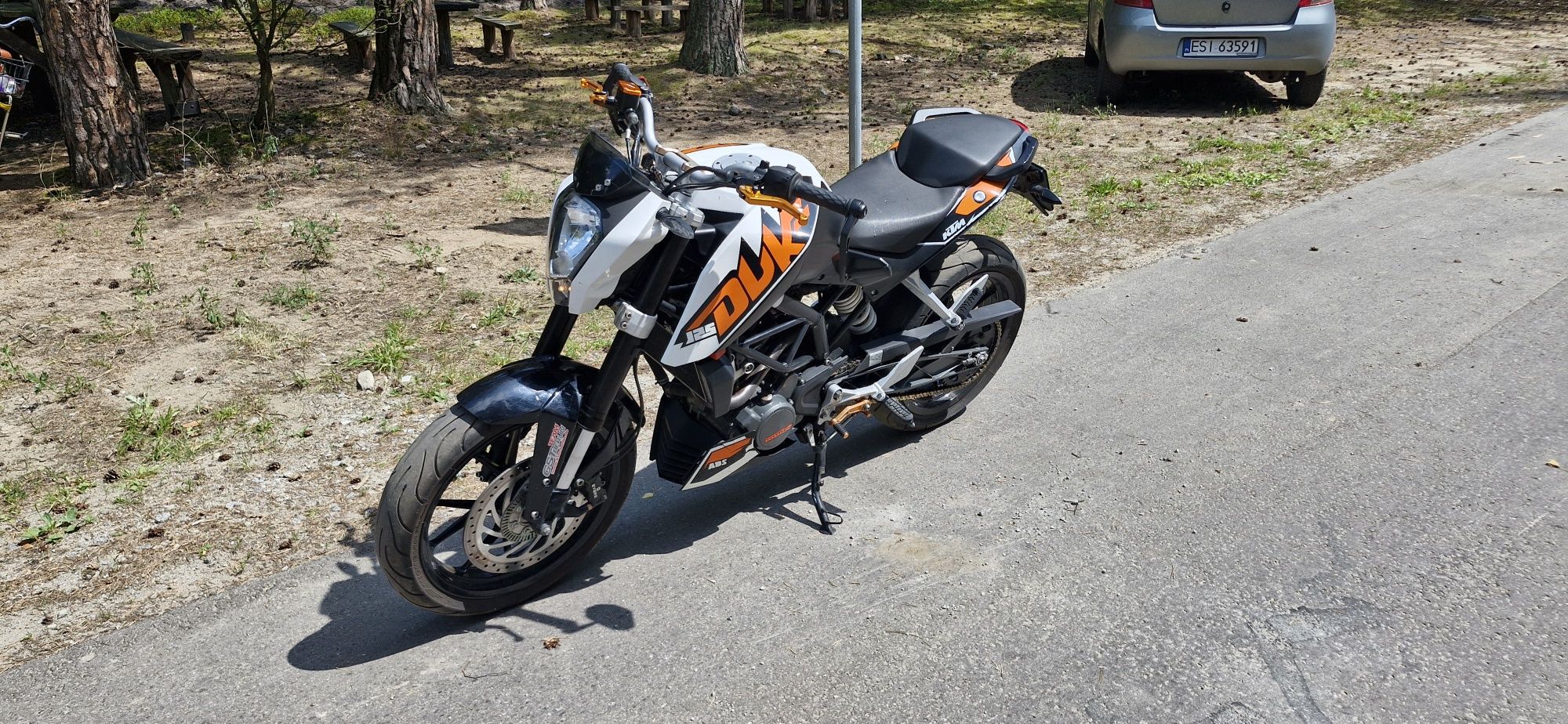 KTM Duke 125 z Niemiec na kat. B