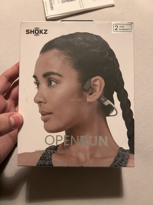 shokz open run bone conduction sport headphones