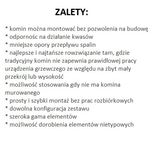 WYPRZEDAŻ!!! Komin Dwuścienny Izolowany fi 220 3m Zestaw PRODUCENT!!!