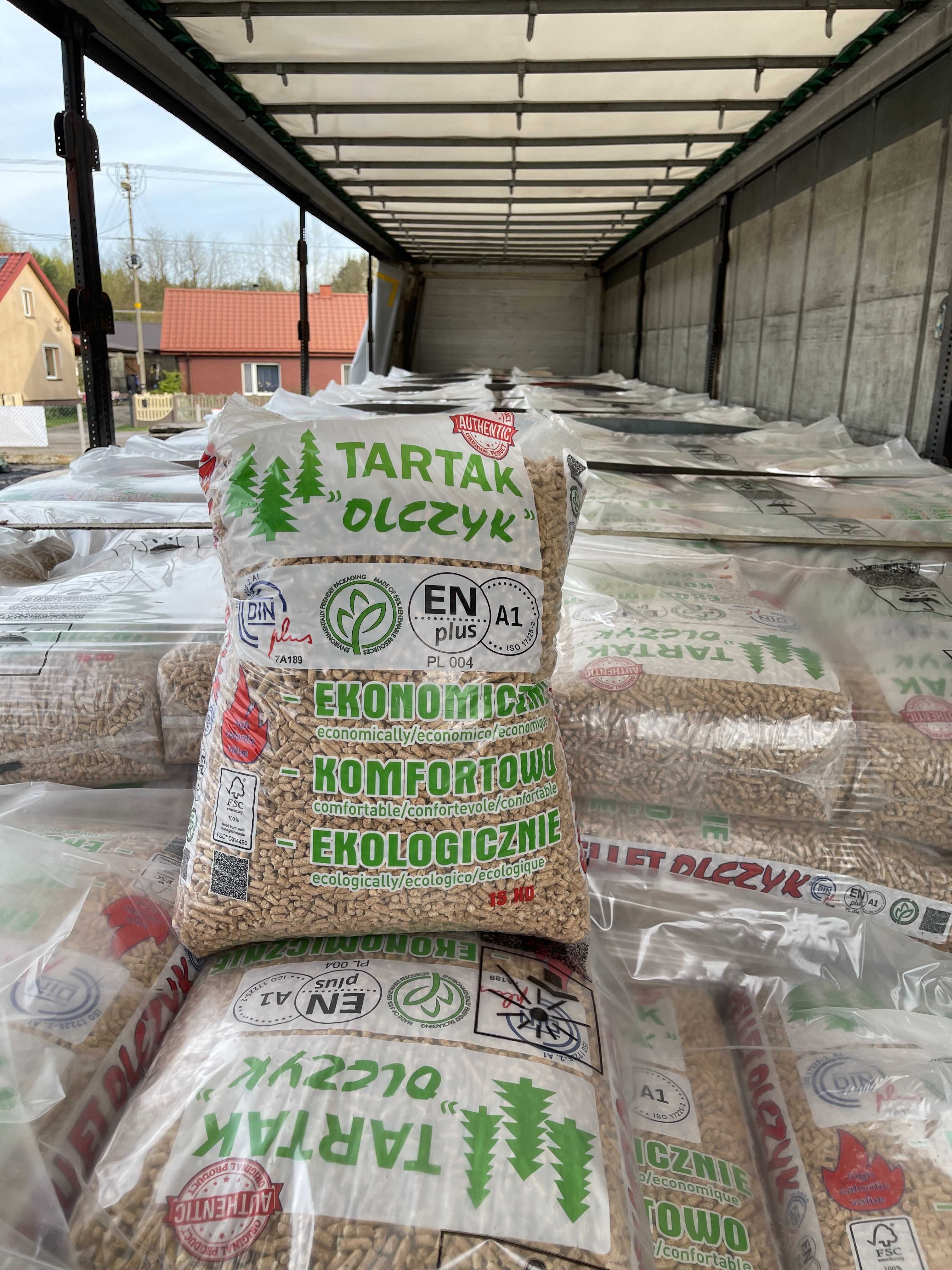 Pellet Olczyk  DINplus , ENPlus,  Transport Gratis