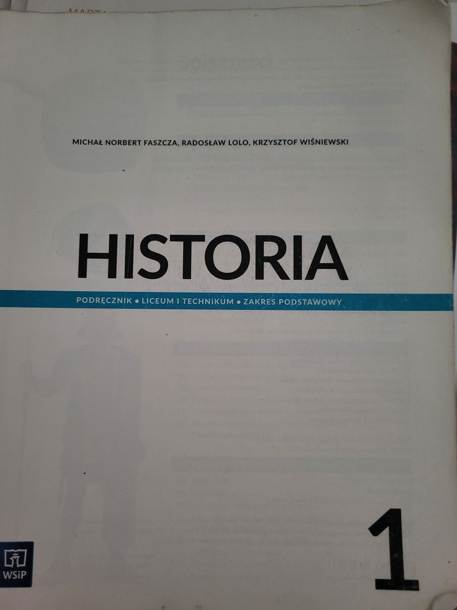 Historia 1 zakres podstawowy