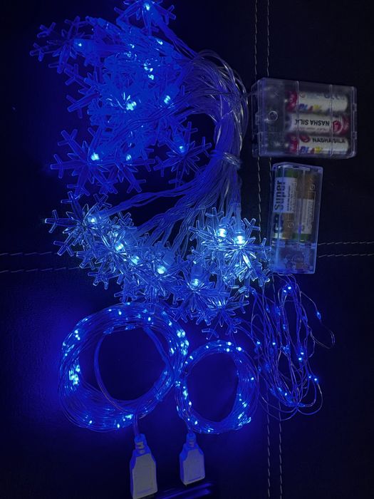 Гірлянда від usb та на батерейках