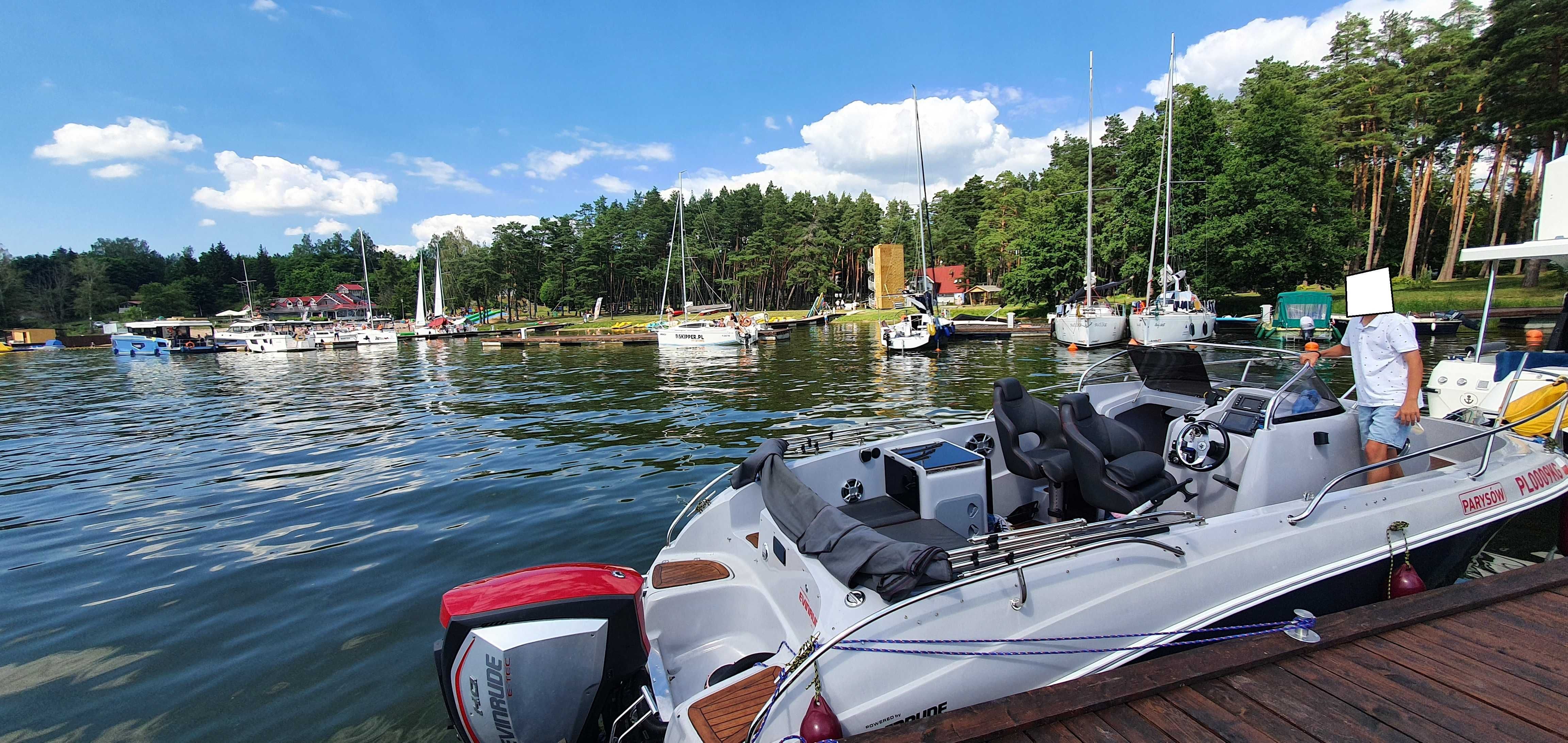 Mazury 670 z Silnikiem Evinrude 200 H.O. stan bdb Z Polskiego salonu