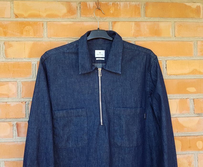 PS by Paul Smith джинсова кофта casual fit lampo zipper оригінал L