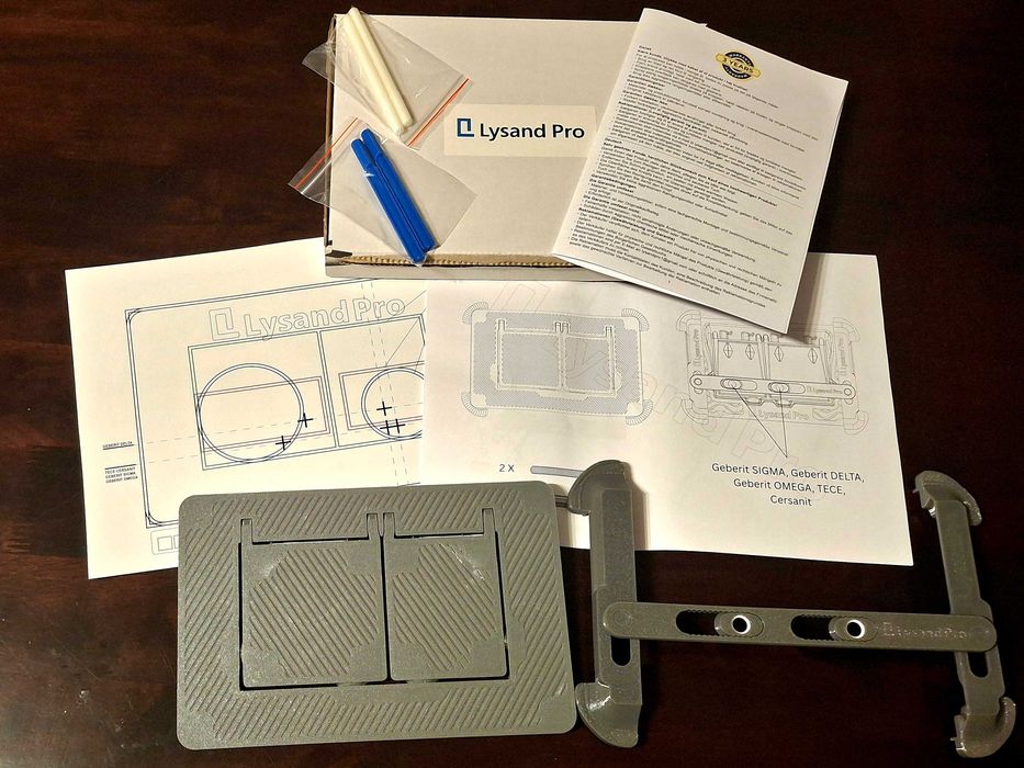 Ukryty przycisk spłukujący do WC Geberit TECE Cersanit 3lata gwarancji