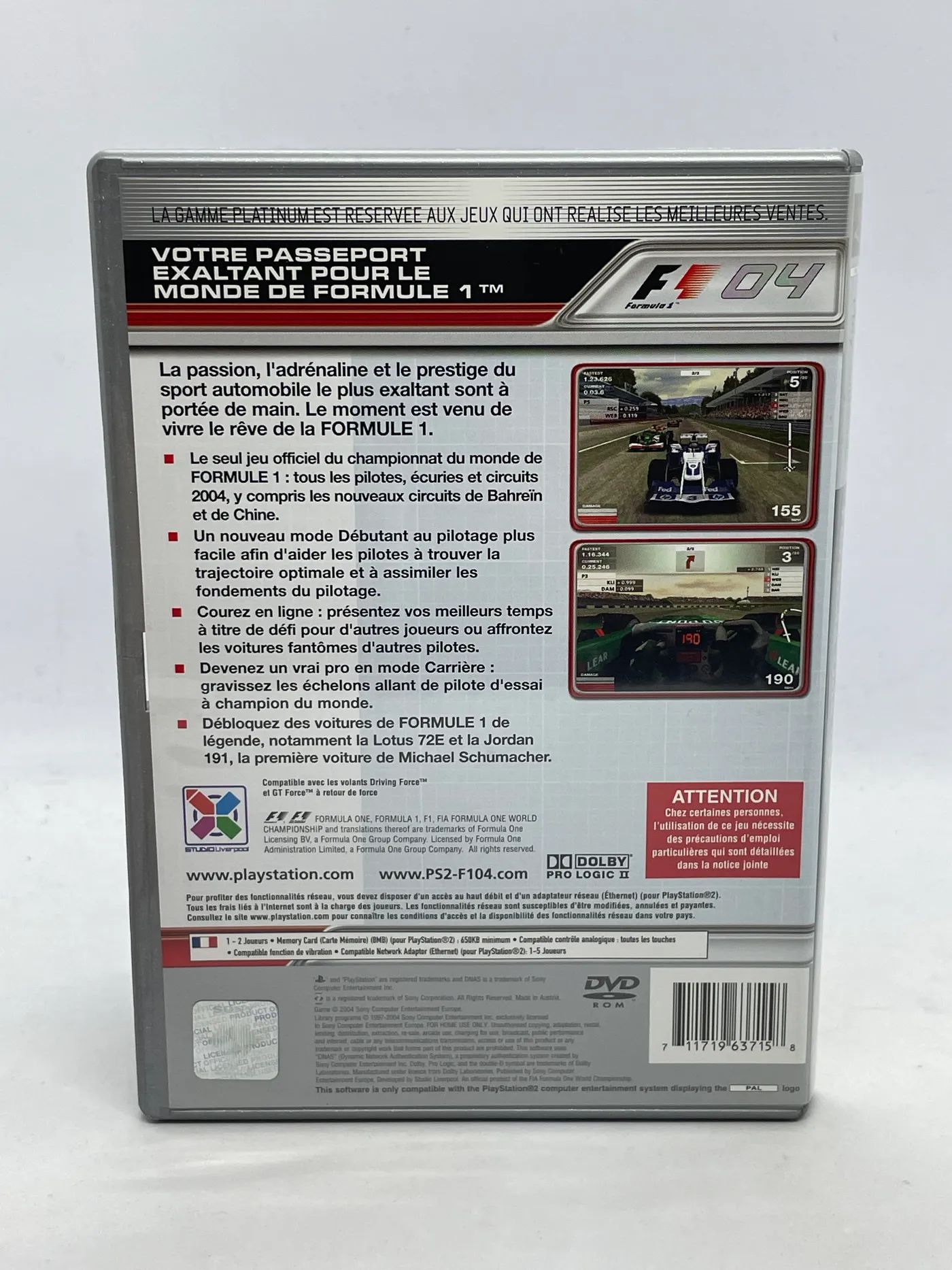Formula One 04 PS2 Po Angielsku