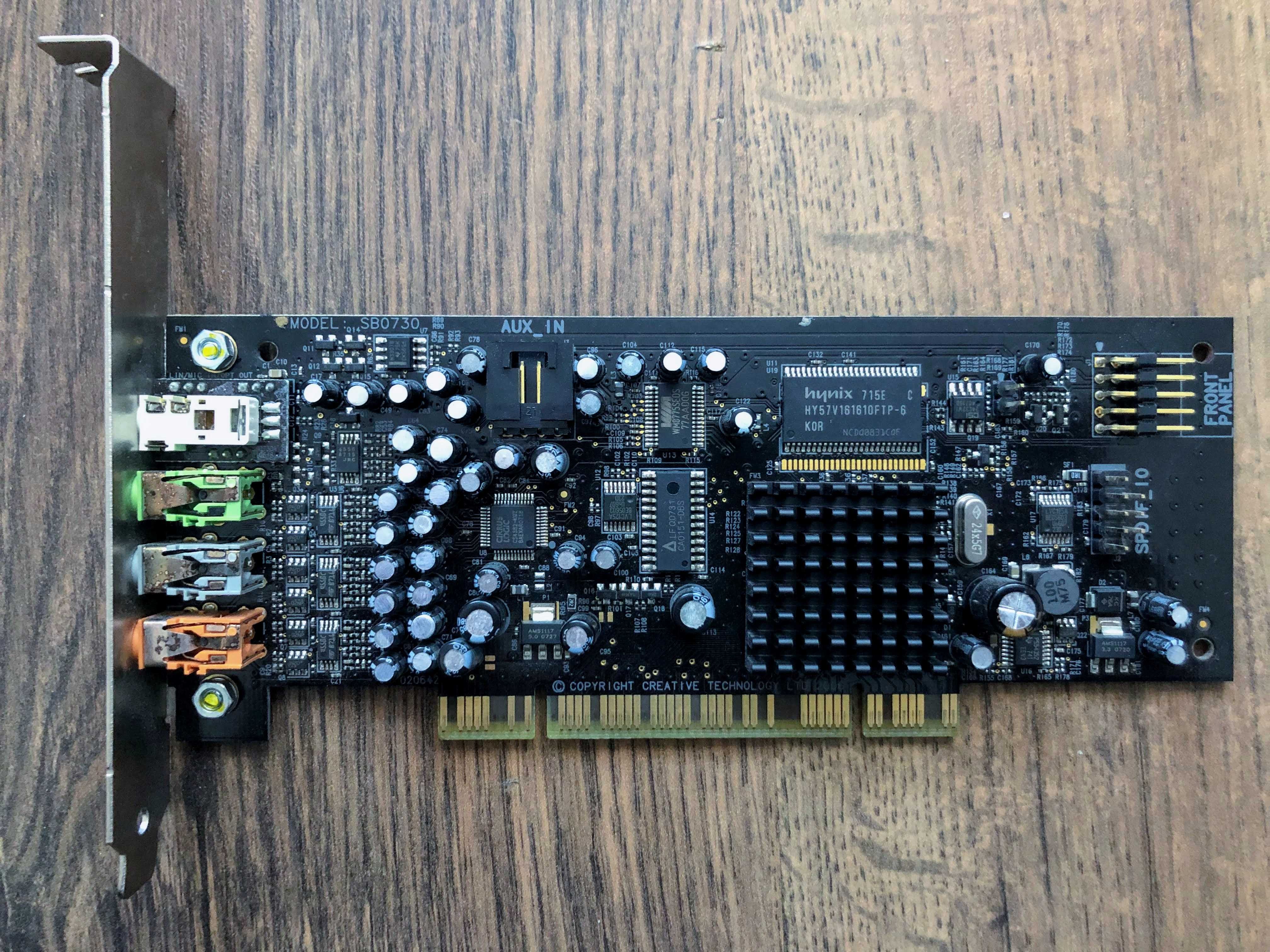 Звуковая карта Creative Sound Blaster X-Fi XtremeGamer SB0730 7.1 PCI